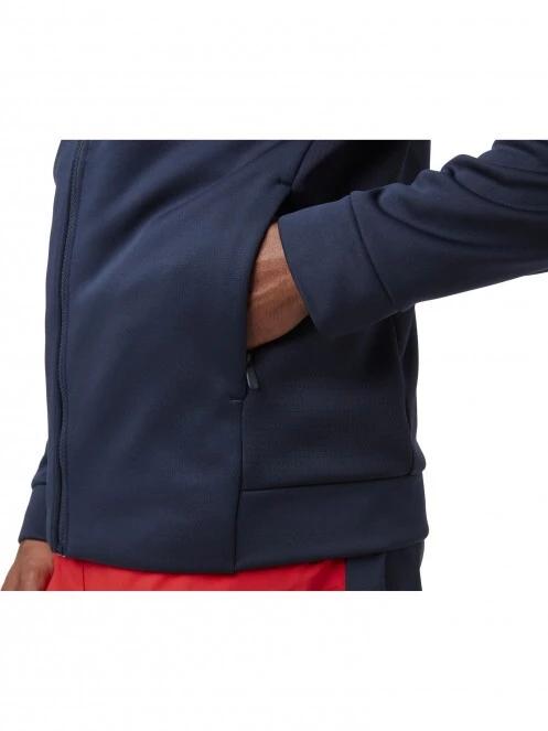 Helly Hansen Crew Fleece Jacket férfi polár pulóver sötétkék színben 6