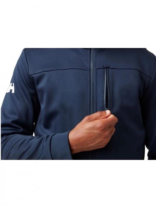 Helly Hansen Crew Fleece Jacket férfi polár pulóver sötétkék színben 6