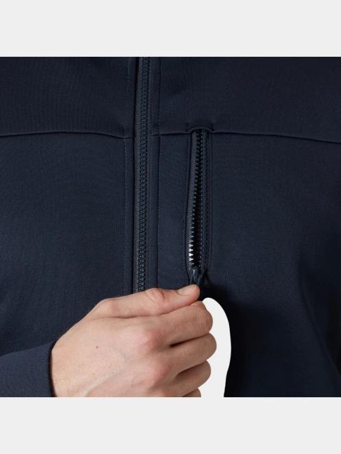 Helly Hansen Crew Fleece Jacket férfi polár pulóver sötétkék színben 6