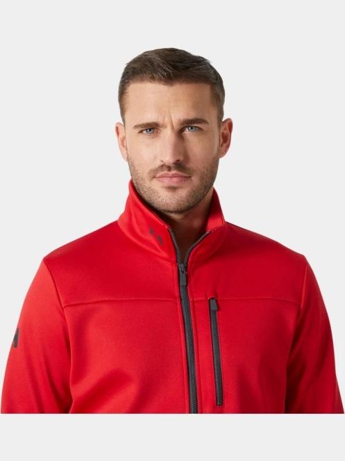 Helly Hansen Crew Fleece Jacket férfi polár pulóver piros színben 4