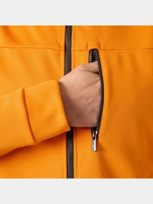 Helly Hansen Crew Fleece Jacket férfi polár pulóver narancssárga színben 5