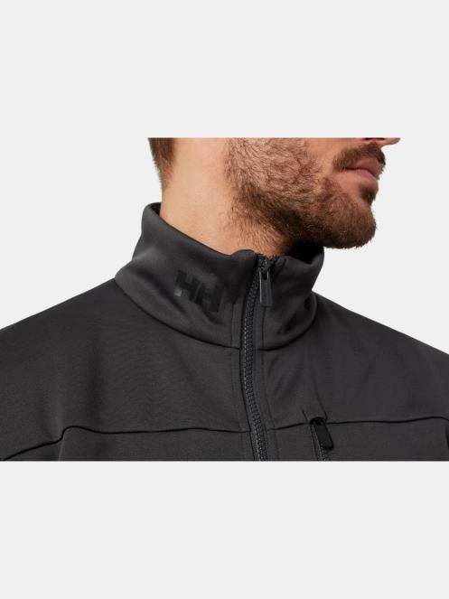 Helly Hansen Crew Fleece Jacket férfi polár pulóver fekete színben 5