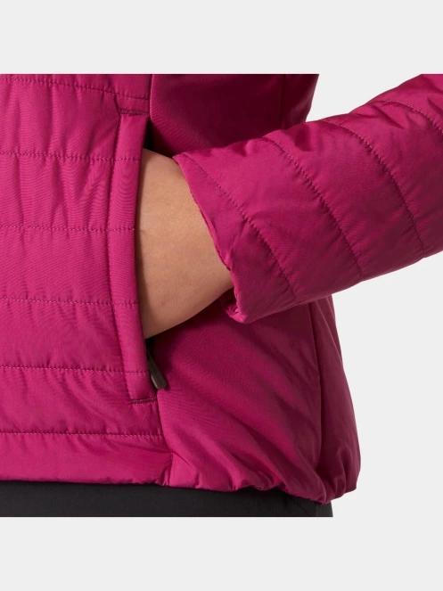 Helly Hansen W Crew Insulator Jacket 2.0 női steppelt átmeneti kabát magenta színben 6
