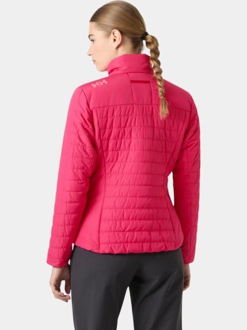Helly Hansen W Crew Insulator Jacket 2.0 női steppelt átmeneti kabát magenta színben 3