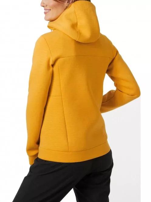 Helly Hansen W Hp Ocean Swt Jacket női kapucnis pulóver sárga színben 3
