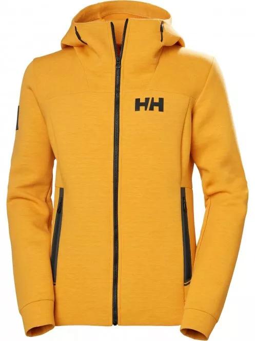 Helly Hansen W Hp Ocean Swt Jacket női kapucnis pulóver sárga színben 4