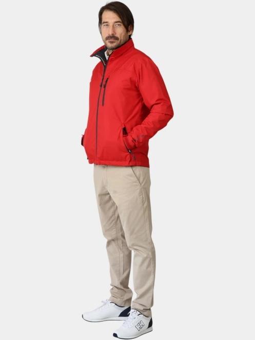 Helly Hansen Crew Jacket férfi vitorlás kabát piros színben 6