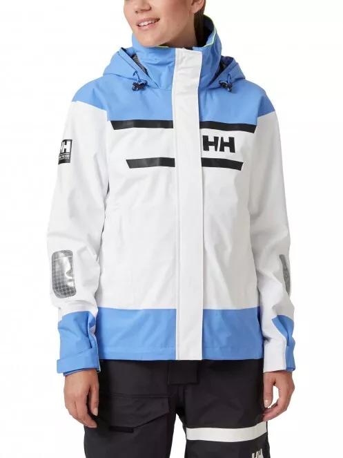 Helly Hansen W Salt Inshore Jacket női vitorlás kabát fehér színben 2