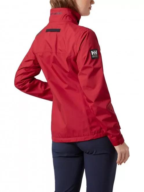 Helly Hansen W Crew Jacket női vitorlás kabát piros színben 3