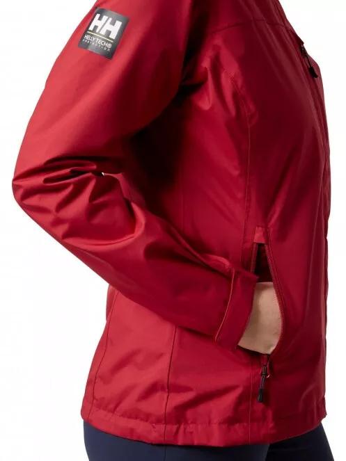 Helly Hansen W Crew Jacket női vitorlás kabát piros színben 5