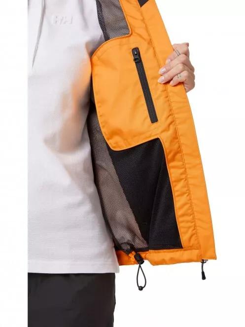 Helly Hansen W Crew Jacket női vitorlás kabát narancssárga színben 4