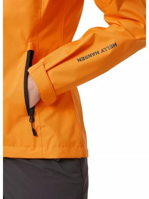 Helly Hansen W Crew Jacket női vitorlás kabát narancssárga színben 5