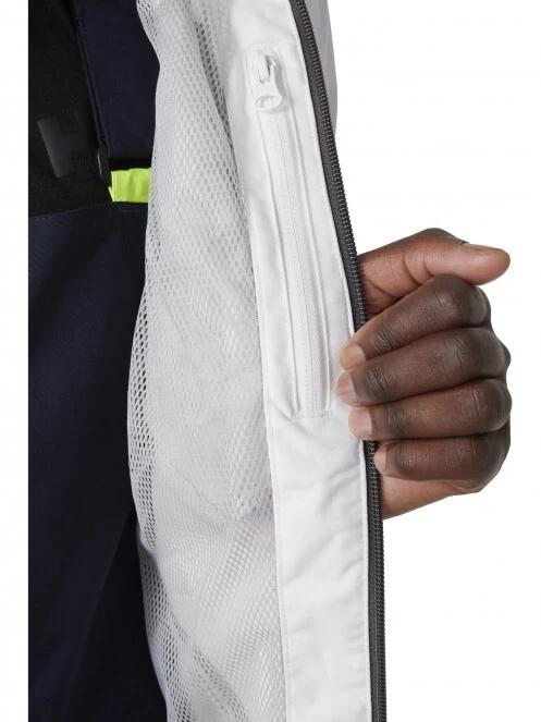 Helly Hansen Salt Navigator Jacket férfi vitorlás kabát fehér színben 7