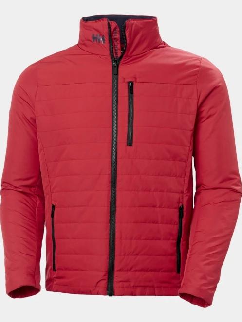 Helly Hansen Crew Insulator Jacket 2.0 férfi steppelt átmeneti kabát piros színben 6