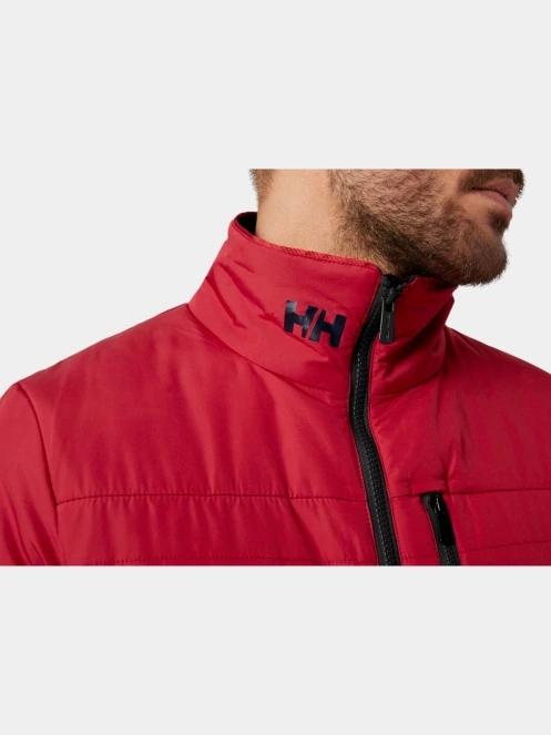Helly Hansen Crew Insulator Jacket 2.0 férfi steppelt átmeneti kabát piros színben 5