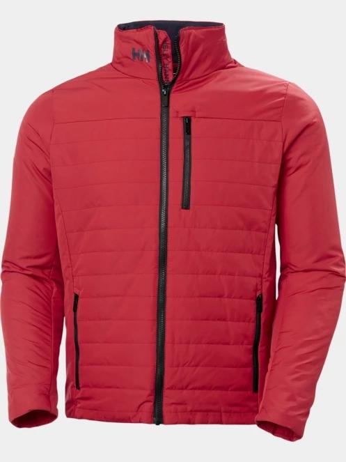 Helly Hansen Crew Insulator Jacket 2.0 férfi steppelt átmeneti kabát piros színben 6
