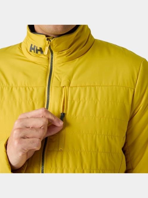 Helly Hansen Crew Insulator Jacket 2.0 férfi steppelt átmeneti kabát sárga színben 4