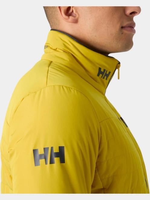 Helly Hansen Crew Insulator Jacket 2.0 férfi steppelt átmeneti kabát sárga színben 5