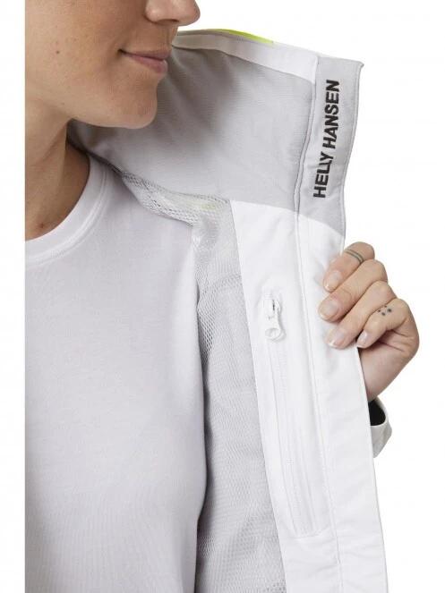 Helly Hansen W Salt Navigator Jacket női vitorlás kabát fehér színben 4