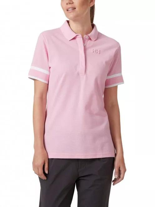 Helly Hansen W Thalia Pique Polo női galléros póló rózsaszín színben 2