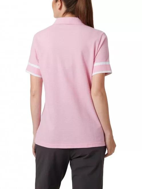 Helly Hansen W Thalia Pique Polo női galléros póló rózsaszín színben 3