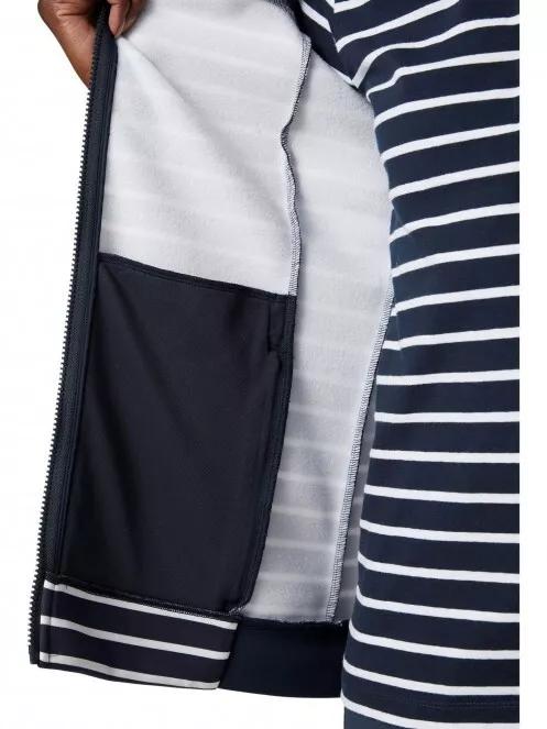 Helly Hansen W Crew Fleece Jacket női polár pulóver sötétkék színben 4