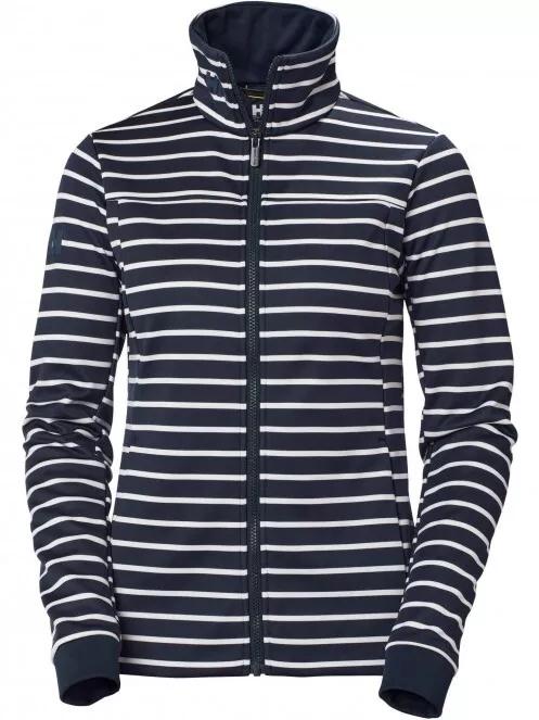 Helly Hansen W Crew Fleece Jacket női polár pulóver sötétkék színben 5