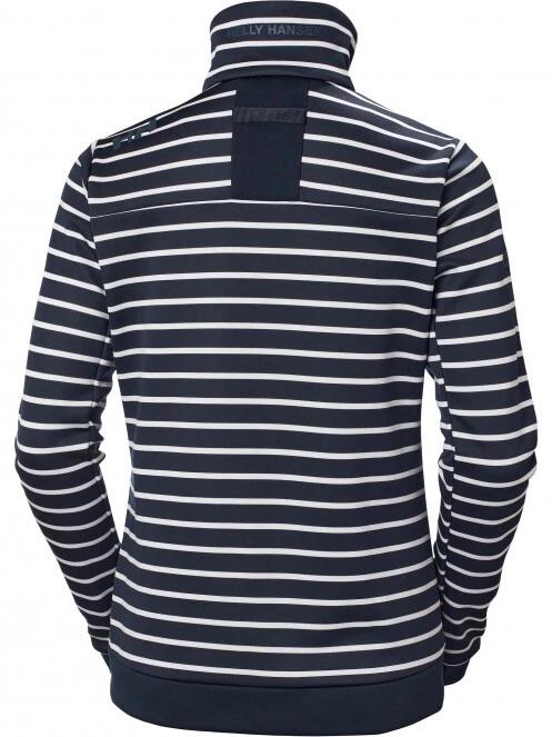 Helly Hansen W Crew Fleece Jacket női polár pulóver kék színben 6