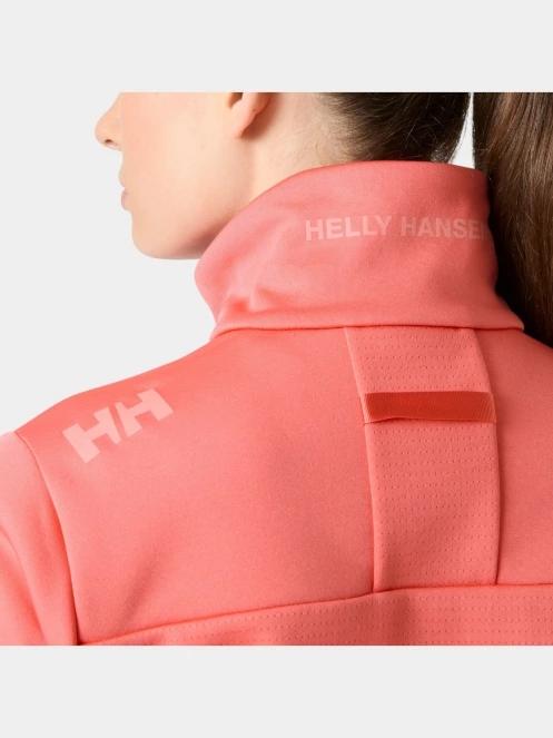 Helly Hansen W Crew Fleece Jacket női polár pulóver rózsaszín színben 6