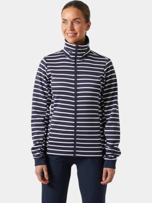 Helly Hansen W Crew Fleece Jacket női polár pulóver sötétkék színben 2