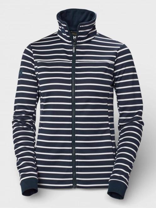 Helly Hansen W Crew Fleece Jacket női polár pulóver sötétkék színben 6