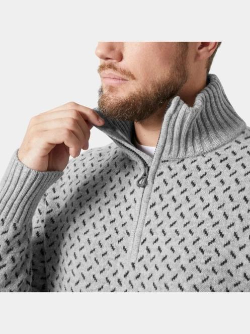 Helly Hansen Arctic Icelander 1/2 Zip férfi pulóver szürke színben 4