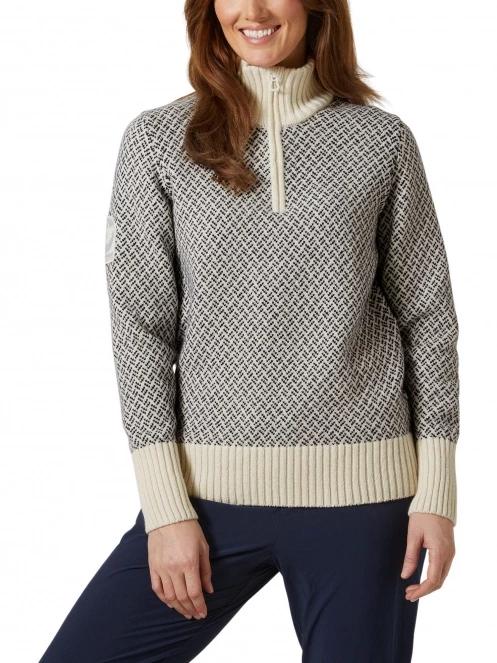 Helly Hansen W Arctic Iceland Knit női kötött pulóver homok színben 2