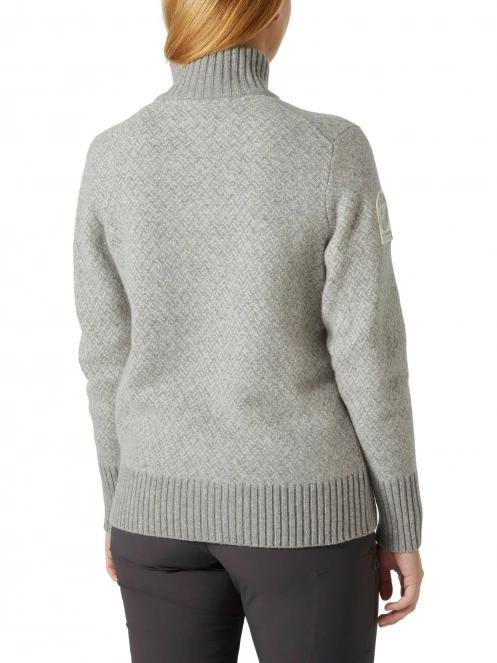 Helly Hansen W Arctic Iceland Knit női kötött pulóver szürke színben 3