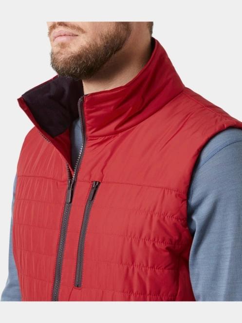 Helly Hansen Crew Insulator Vest férfi mellény piros színben 4
