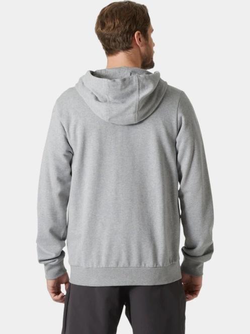 Helly Hansen Hh Logo Full Zip Hoodie 2.0 férfi kapucnis pulóver szürke színben 3