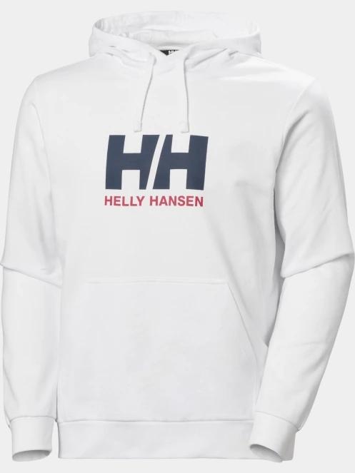 Helly Hansen Hh Logo Hoodie 2.0 férfi kapucnis pulóver fehér színben 6