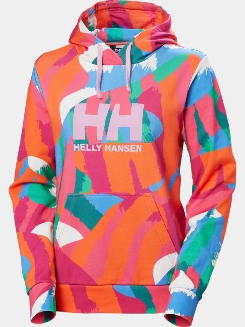 Helly Hansen W Hh Logo Hoodie Graphic női kapucnis pulóver multikolor színben 6