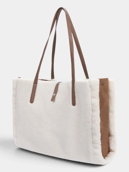 Luhta Luhta Oja női shopper táska homok színben 2