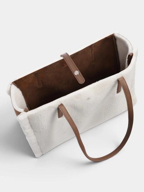 Luhta Luhta Oja női shopper táska homok színben 4