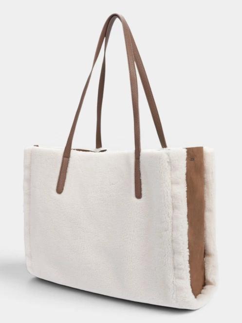 Luhta Luhta Oja női shopper táska homok színben 5