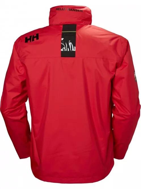 Helly Hansen Crew Hooded Midlayer Jacket férfi esőkabát piros színben 5