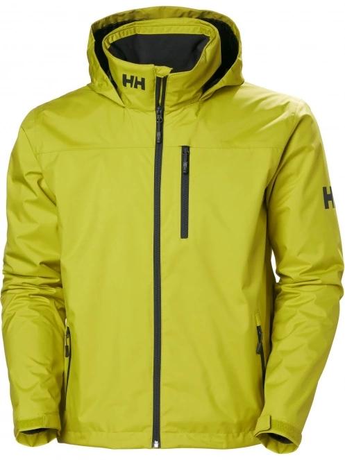 Helly Hansen Crew Hooded Midlayer Jacket férfi átmeneti kabát zöld színben 8