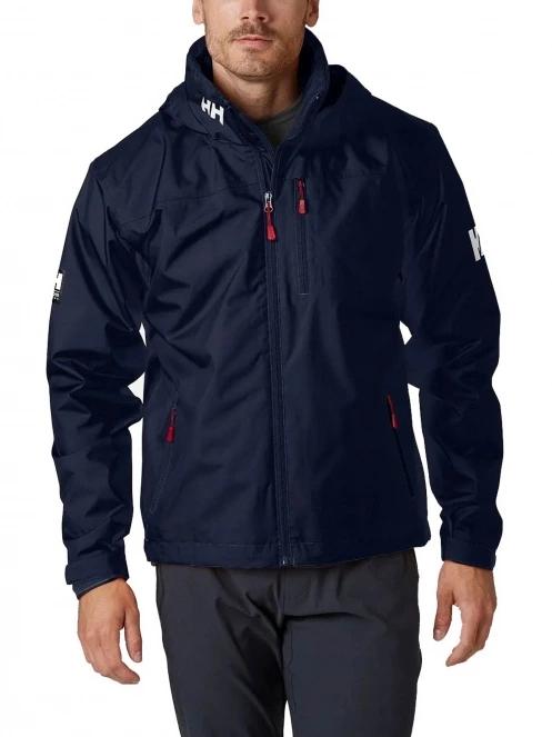 Helly Hansen Crew Hooded Midlayer Jacket férfi átmeneti kabát sötétkék színben 2