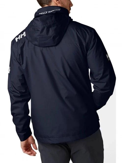 Helly Hansen Crew Hooded Midlayer Jacket férfi átmeneti kabát sötétkék színben 3