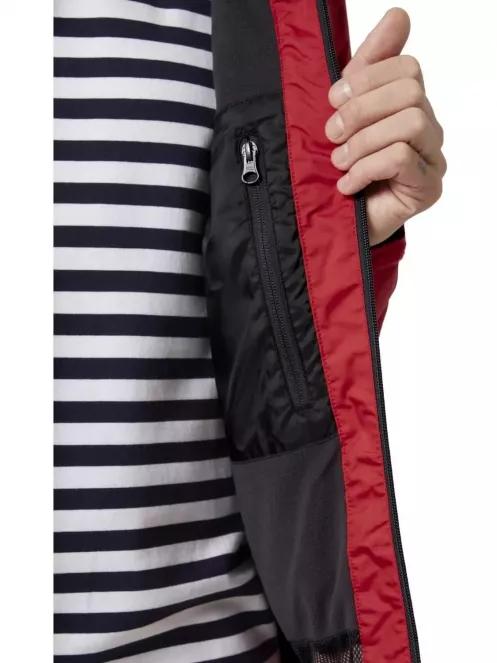 Helly Hansen Crew Hooded Midlayer Jacket férfi vitorlás kabát piros színben 4