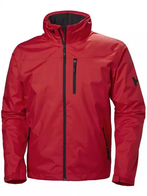 Helly Hansen Crew Hooded Midlayer Jacket férfi vitorlás kabát piros színben 5