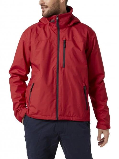 Helly Hansen Crew Hooded Jacket férfi esőkabát piros színben 2