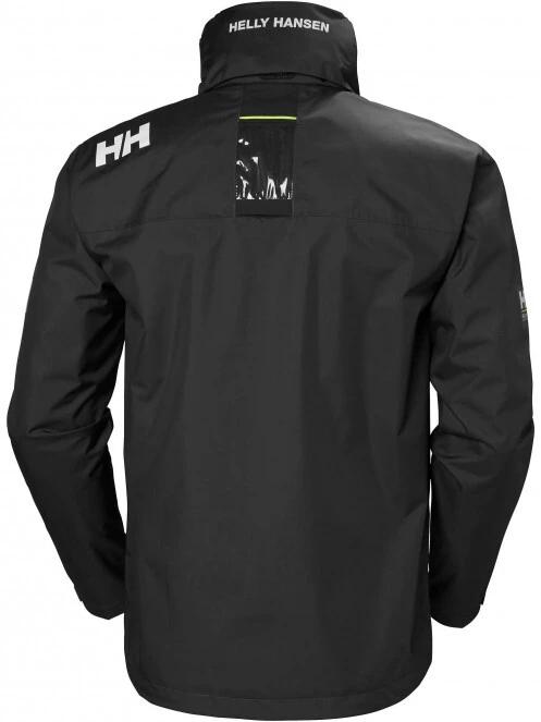 Helly Hansen Crew Hooded Jacket férfi esőkabát fekete színben 3