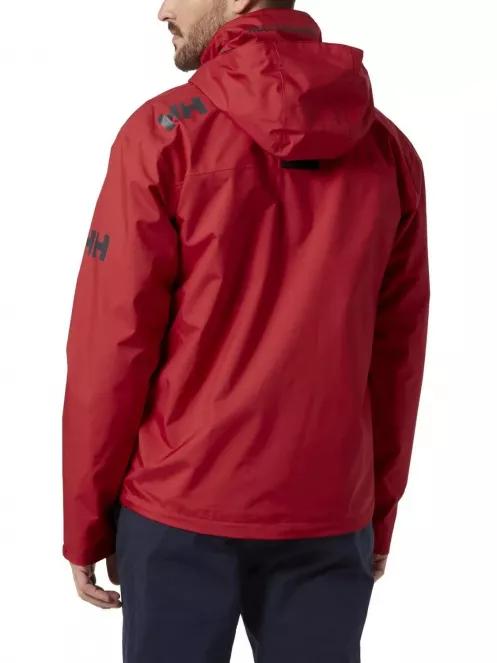 Helly Hansen Crew Hooded Jacket férfi vitorlás kabát piros színben 3